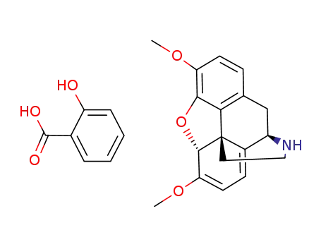4,5α-epoxy-3,6-dimethoxy-morphina-6,8(14)-diene; salicylate