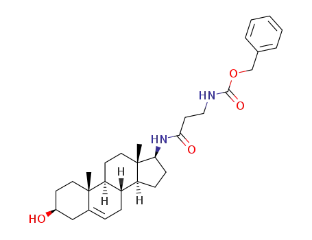 [2-((3S,8R,9S,10R,13S,14S,17S)-3-Hydroxy-10,13-dimethyl-2,3,4,7,8,9,10,11,12,13,14,15,16,17-tetradecahydro-1H-cyclopenta[a]phenanthren-17-ylcarbamoyl)-ethyl]-carbamic acid benzyl ester
