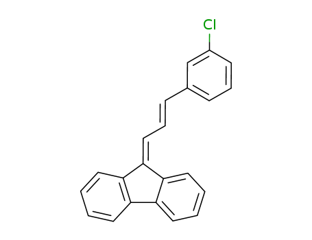 9H-Fluorene,9-[3-(3-chlorophenyl)-2-propen-1-ylidene]- cas  1836-90-4