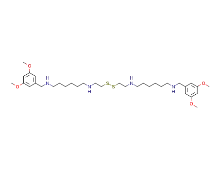 N,N'-bis<6-(3',5'-dimethoxybenzylamino)n-hexyl>cystamine