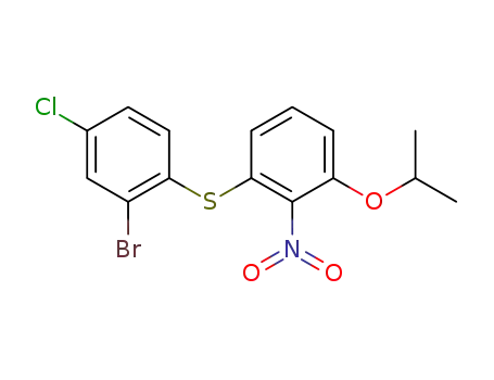 2'-Brom-4'-chlor-3-isopropyloxy-2-nitro-diphenylsulfid