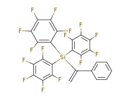 α-(tris-(pentafluoro phenyl) silyl) styrol