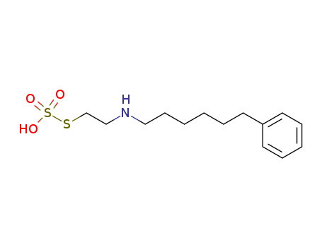 Thiosulfuric acid hydrogen S-[2-[(6-phenylhexyl)amino]ethyl] ester