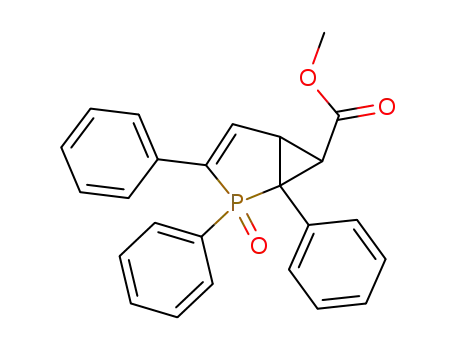2-oxo-1,2,3-triphenyl-2λ<sup>5</sup>-phospha-bicyclo[3.1.0]hex-3-ene-6-carboxylic acid methyl ester