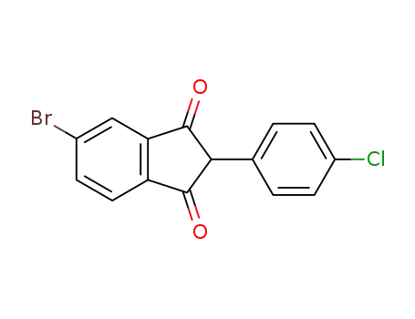 2-(4-Chlorphenyl)-5-brom-indandion-(1,3)