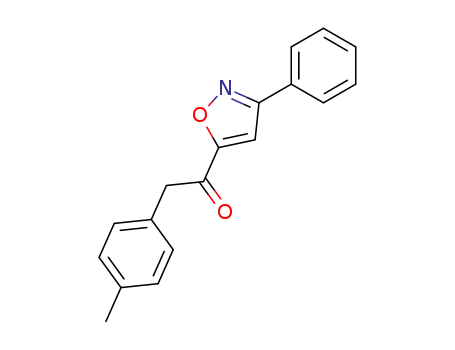 Molecular Structure of 62679-17-8 (Ethanone, 2-(4-methylphenyl)-1-(3-phenyl-5-isoxazolyl)-)