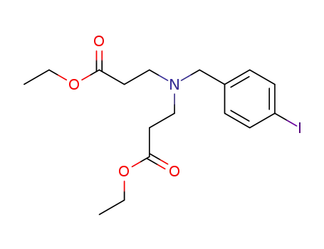 N-(p-Jodobenzyl)-3,3'-iminodipropionsaeurediaethylester