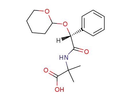 2-Methyl-2-[(R)-2-phenyl-2-(tetrahydro-pyran-2-yloxy)-acetylamino]-propionic acid