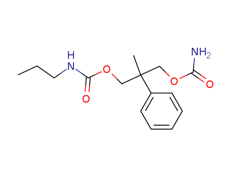 Carbamic acid, propyl-,b-(hydroxymethyl)-b-methylphenethyl ester carbamate(ester) (8CI)
