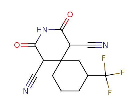 1,1-Cyclohexanediacetimide,a,a'-dicyano-3-(trifluoromethyl)- (8CI)