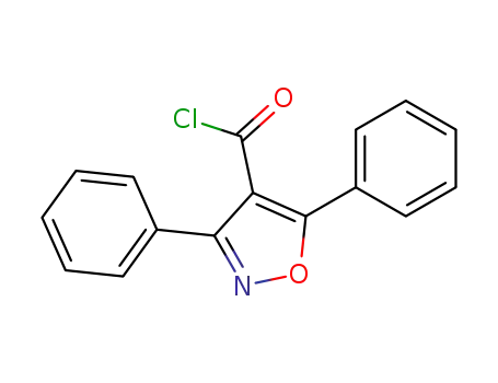3,5-diphenyl-isoxazole-4-carbonyl chloride