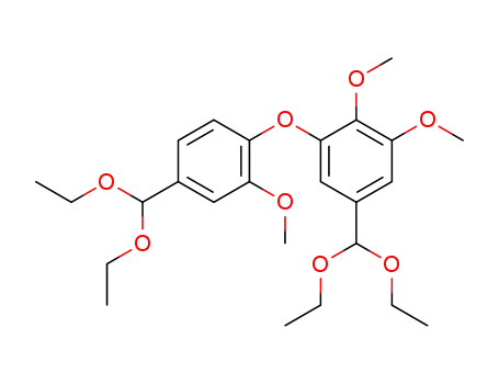 2.3.2'-Trimethoxy-5,4'-bis-(diaethoxy-methyl)-diphenylaether