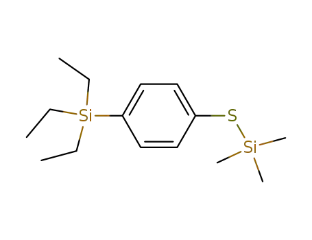 p-Triaethylsilyl-S-(trimethylsilyl)benzolthiol