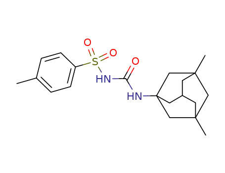 Molecular Structure of 100063-87-4 (N'-<p-Toluolsulfonyl>-N-<3,5-dimethyl-adamantyl-(1)>-harnstoff)