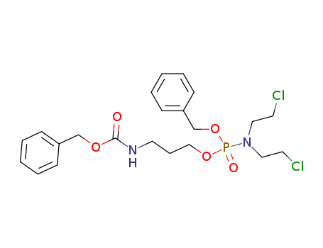 Phosphorsaeure-(3-benzyloxycarbonylamino-propylester)-benzylester-<bis-(2-chlor-ethyl)-amid>