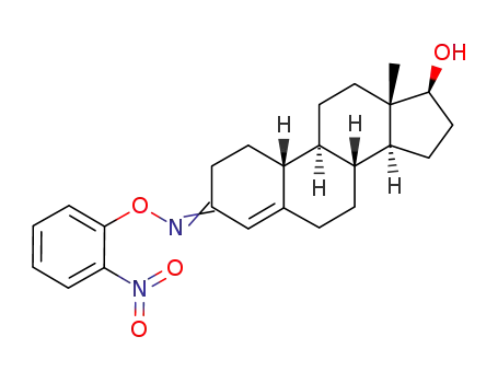 Molecular Structure of 64584-78-7 (17β-Hydroxyestr-4-en-3-one O-(2-nitrophenyl)oxime)