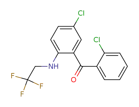 (2-Chloro-phenyl)-[5-chloro-2-(2,2,2-trifluoro-ethylamino)-phenyl]-methanone