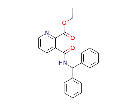 3-benzhydrylcarbamoyl-pyridine-2-carboxylic acid ethyl ester
