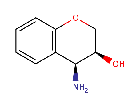 Molecular Structure of 58810-67-6 (4(S)-Amino-chroman-3(S)-ol)