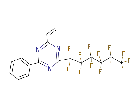 2-vinyl-4-perfluorohexyl-6-phenyl-s-triazine