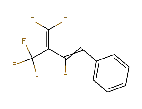 Molecular Structure of 62116-48-7 (Benzene, [2,4,4-trifluoro-3-(trifluoromethyl)-1,3-butadienyl]-)