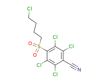 4-((4-CHLOROBUTYL)SULFONYL)-2,3,5,6-TETRACHLOROBENZONITRILE