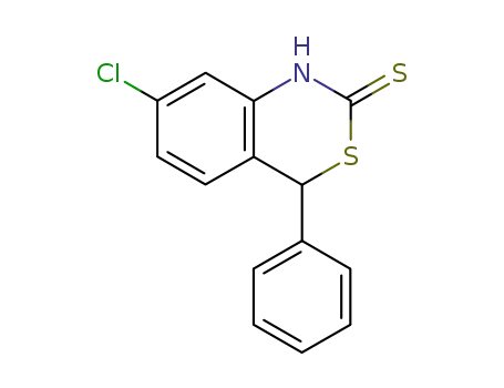 7-chloro-4-phenyl-1,4-dihydro-benzo[<i>d</i>][1,3]thiazine-2-thione