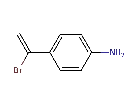 Molecular Structure of 28000-04-6 (α-Brom-p-amino-styrol)