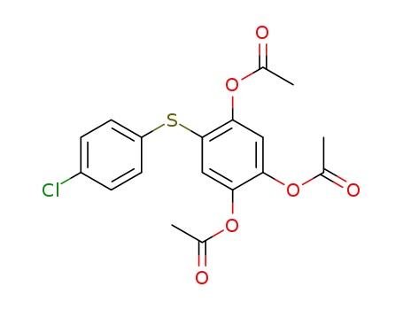 2-(p-Chlor-phenylthio)-1.4.5-triacetoxy-benzol