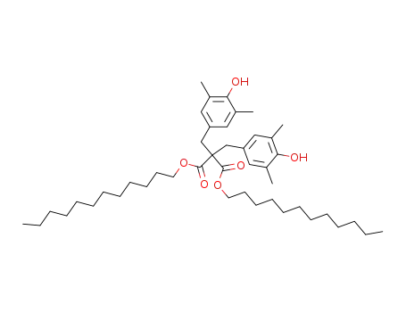 2,2-Bis-(4-hydroxy-3,5-dimethyl-benzyl)-malonic acid didodecyl ester