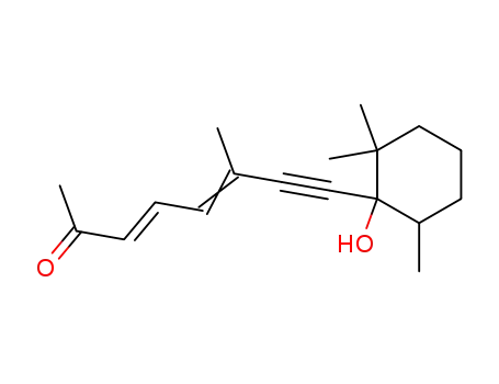3,5-Octadien-7-yn-2-one,
8-(1-hydroxy-2,2,6-trimethylcyclohexyl)-6-methyl-