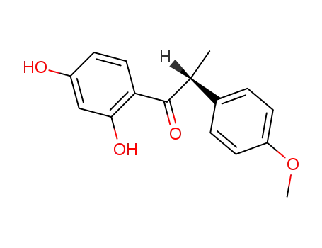 [R,(-)]-1-(2,4-Dihydroxyphenyl)-2-(4-methoxyphenyl)-1-propanone