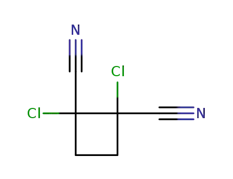 Molecular Structure of 3496-67-1 (1,2-Dichloro-1,2-cyclobutanedicarbonitrile)