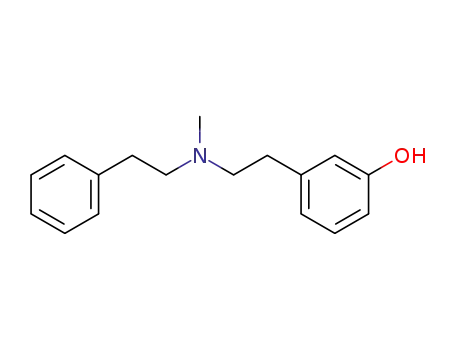 Molecular Structure of 52059-51-5 (3-[2-[Methyl(2-phenylethyl)amino]ethyl]phenol)