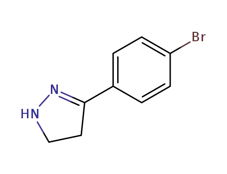 3-(4-bromo-phenyl)-4,5-dihydro-1<i>H</i>-pyrazole