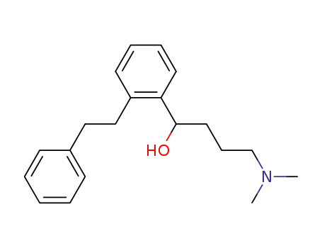 Molecular Structure of 19947-02-5 (4-Dimethylamino-1-(2-phenethyl-phenyl)-butan-1-ol)
