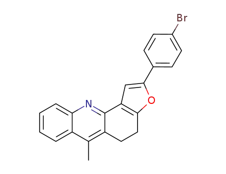 Molecular Structure of 37537-57-8 (2-(4-bromo-phenyl)-6-methyl-4,5-dihydro-furo[2,3-<i>c</i>]acridine)