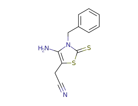 (4-amino-3-benzyl-2-thioxo-2,3-dihydro-thiazol-5-yl)-acetonitrile