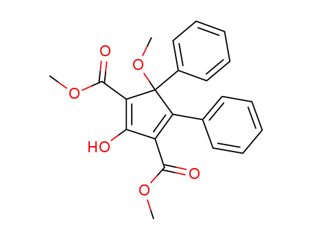2-Hydroxy-5-methoxy-4,5-diphenyl-cyclopenta-1,3-diene-1,3-dicarboxylic acid dimethyl ester