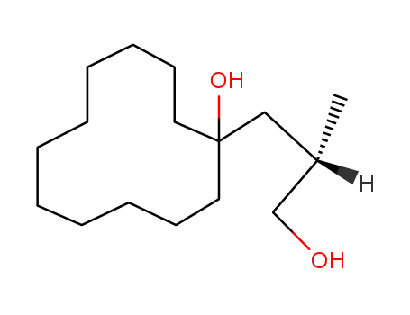 Molecular Structure of 63930-51-8 (Cyclododecanepropanol, 1-hydroxy-b-methyl-, (S)-)