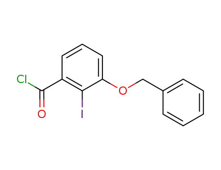 Benzoyl chloride, 2-iodo-3-(phenylmethoxy)-