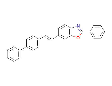 6-(<i>trans</i>-2-biphenyl-4-yl-vinyl)-2-phenyl-benzooxazole