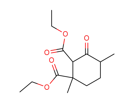 3,6-Dimethyl-cyclohexan-<sup>(1)</sup>-on-2,3-dicarbonsaeure-diaethylester