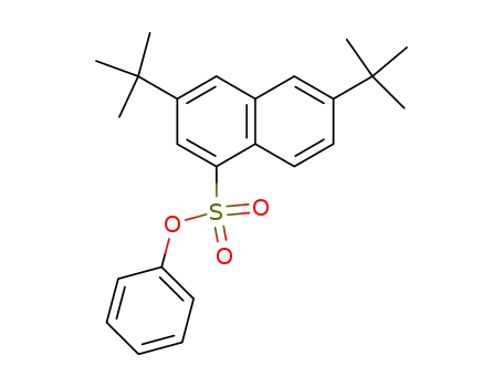 2,7-Di-tert.-butyl-naphthalinsulfonsaeure-<sup>(4)</sup>-phenylester