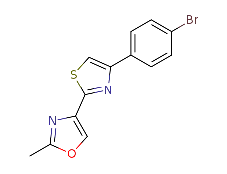 4-[4-(4-bromo-phenyl)-thiazol-2-yl]-2-methyl-oxazole