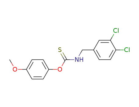 3,4-Dichlor-benzyl-thiocarbamidsaeure-<4-methoxy-phenyl-ester>