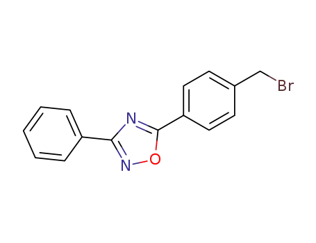 Molecular Structure of 72094-37-2 (1,2,4-Oxadiazole, 5-[4-(bromomethyl)phenyl]-3-phenyl-)