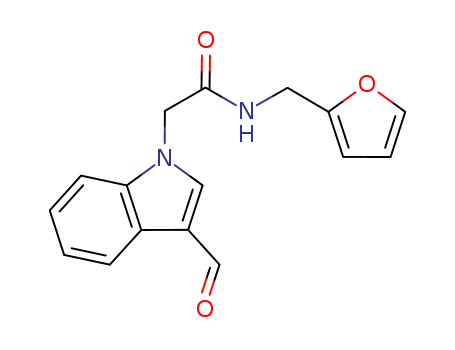 2-(3-formylindol-1-yl)-N-(furan-2-ylmethyl)acetamide