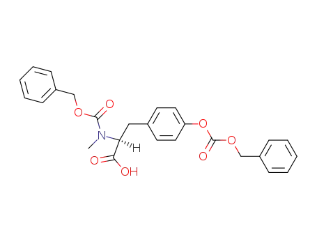 L-Tyrosine, N-methyl-N-[(phenylmethoxy)carbonyl]-, phenylmethyl
carbonate (ester)