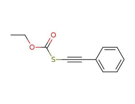 1-Ethoxycarbonylthio-2-phenyl-ethin